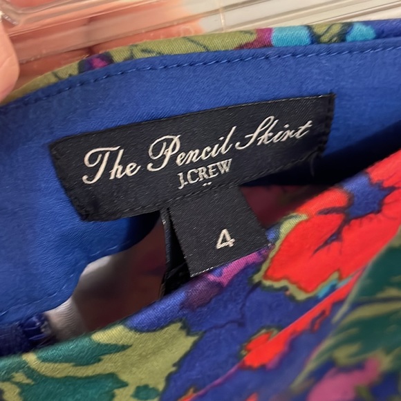 J. Crew Colorful Pencil Skirt - Picture 4 of 4